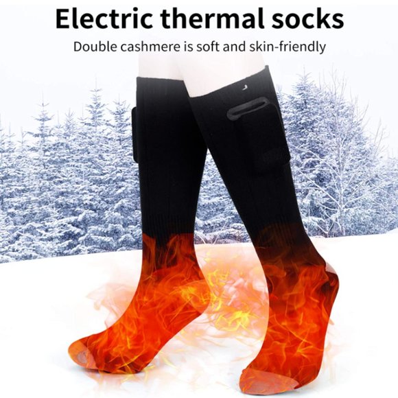 MEN'S OUTDOOR HEATED SOCKS 3-HEAT SETTINGS - Picture 4 of 6